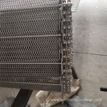 Precise Plate Chain Conveyor Belt Durable Knuckled Selvedge